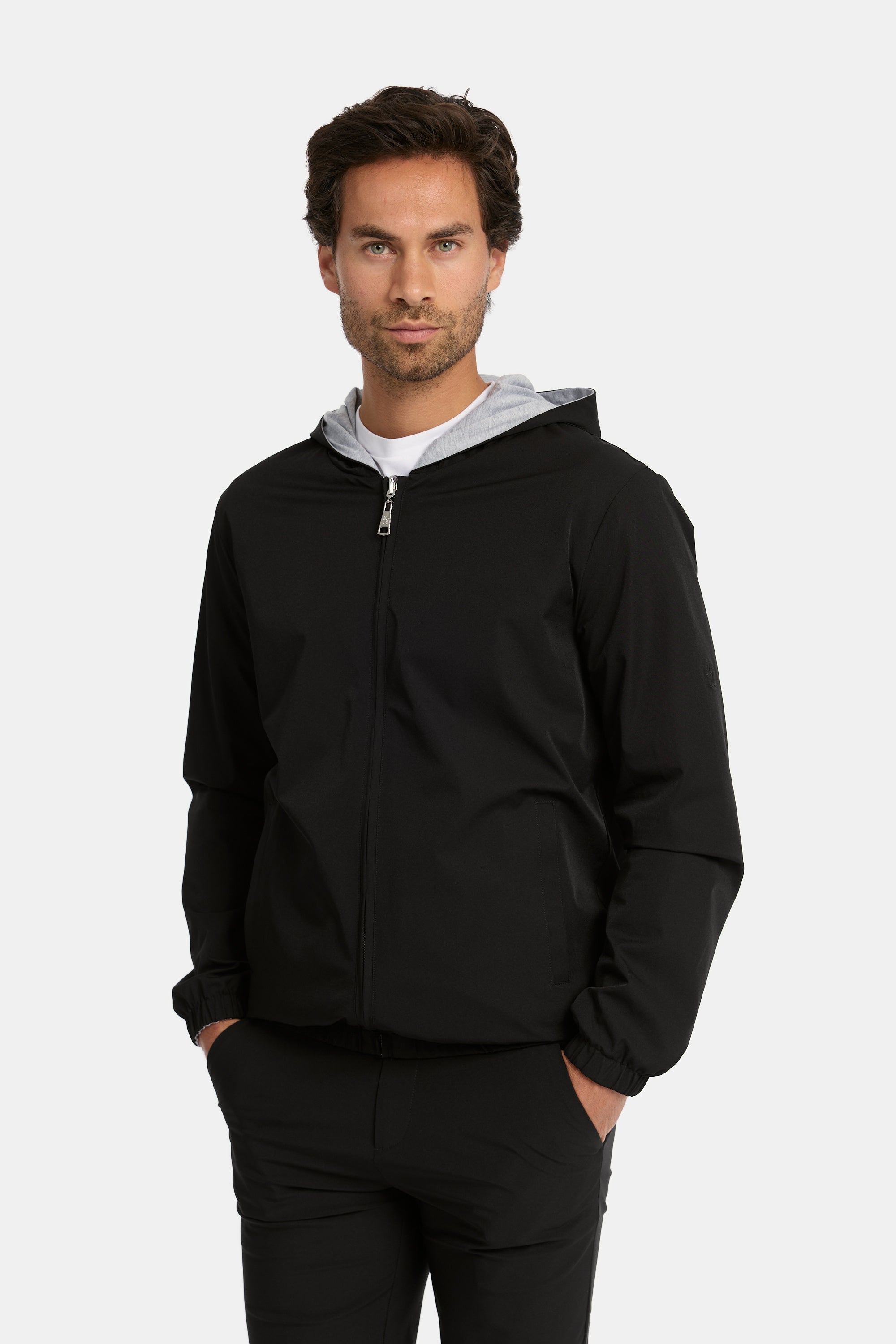 CLASSCOM VEST HOODED – BLACK