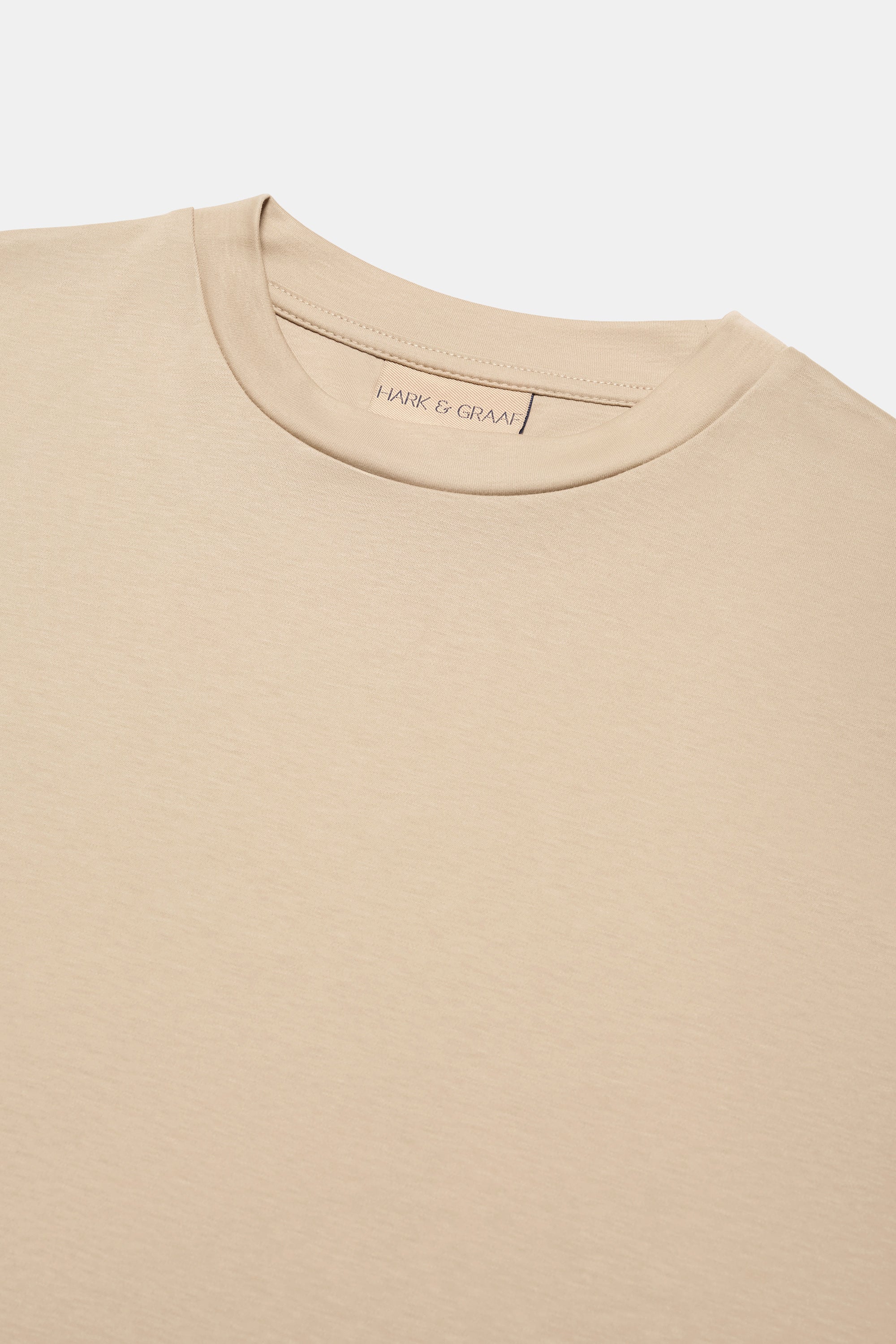 HG MERCERISED COTTON T-SHIRT - DESERT TAUPE