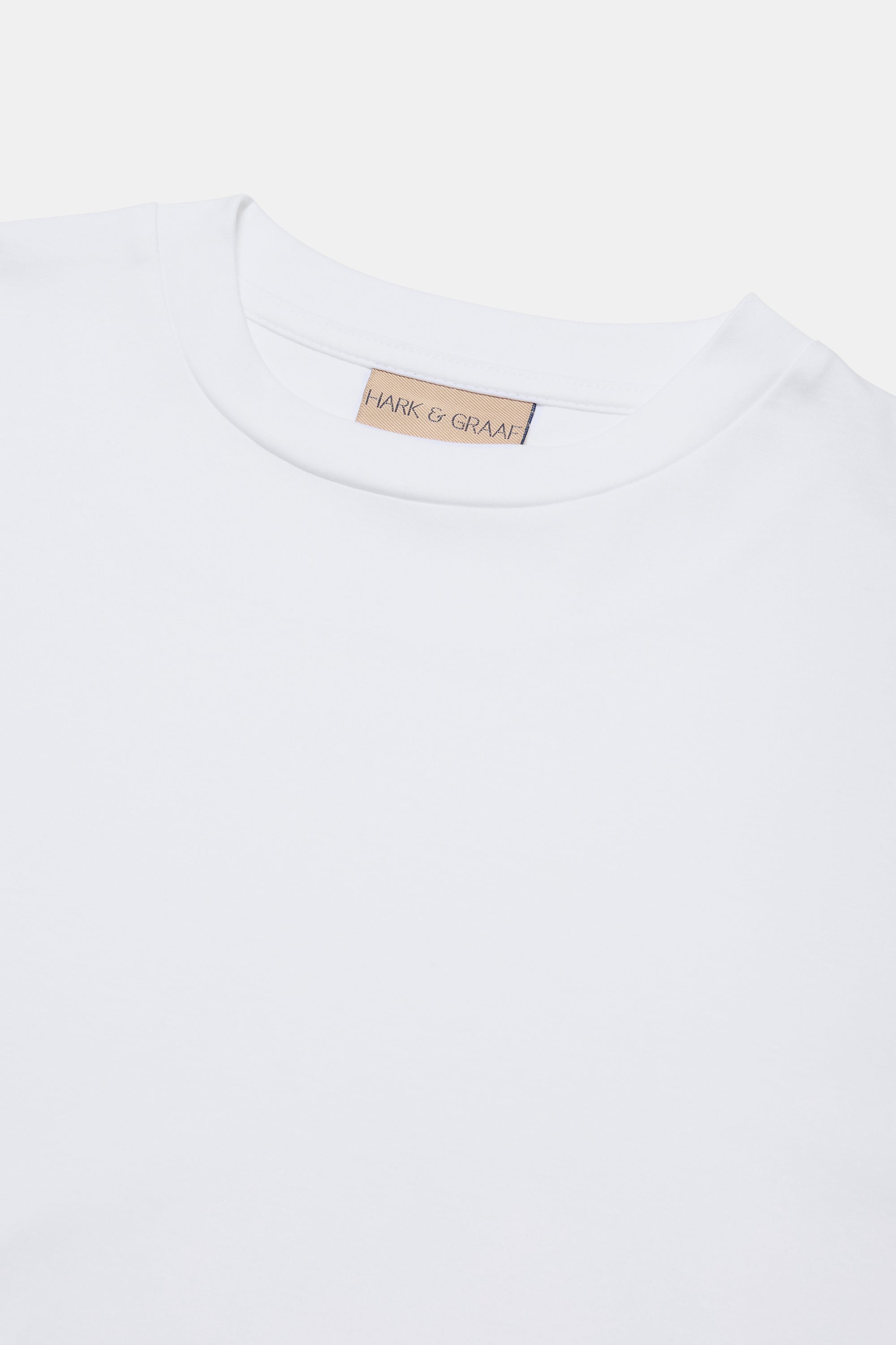 HG MERCERISED COTTON T-SHIRT - WHITE
