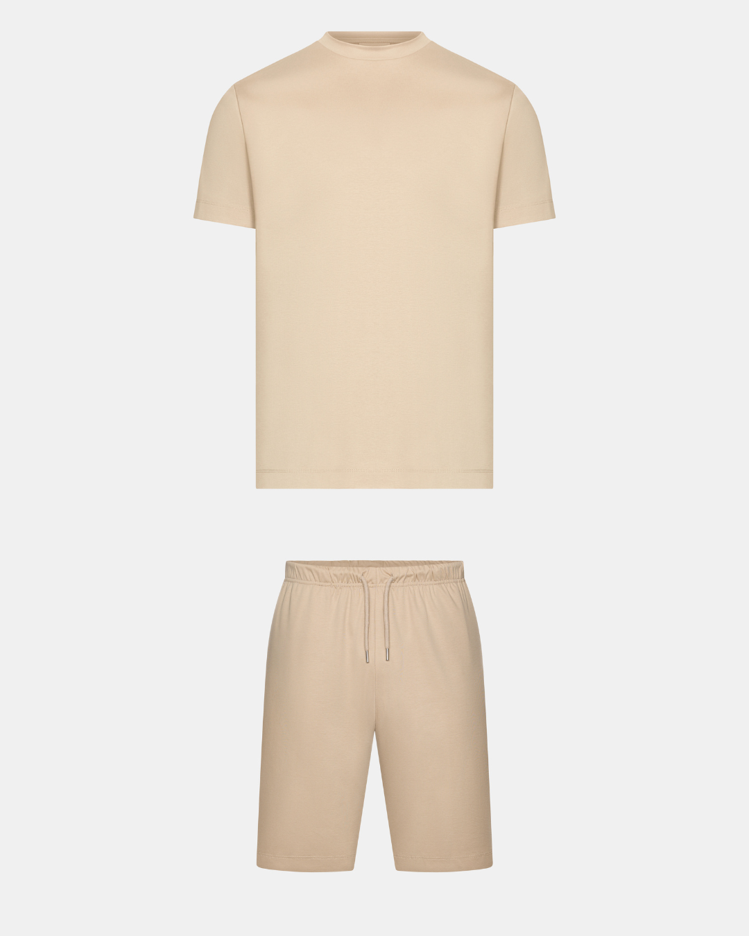 HG mercerized cotton T-shirt Desert Taupe