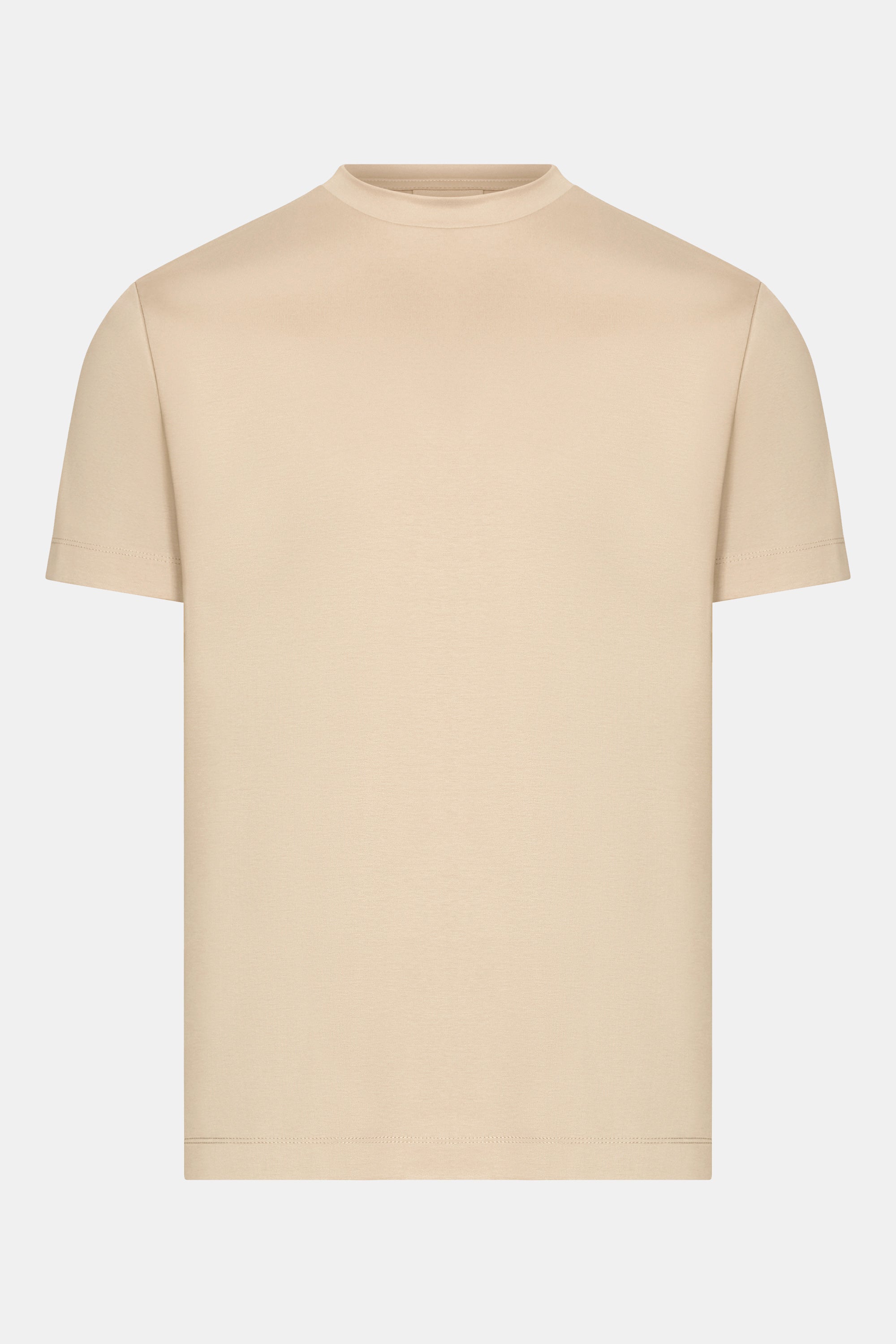 HG MERCERISED COTTON T-SHIRT - DESERT TAUPE
