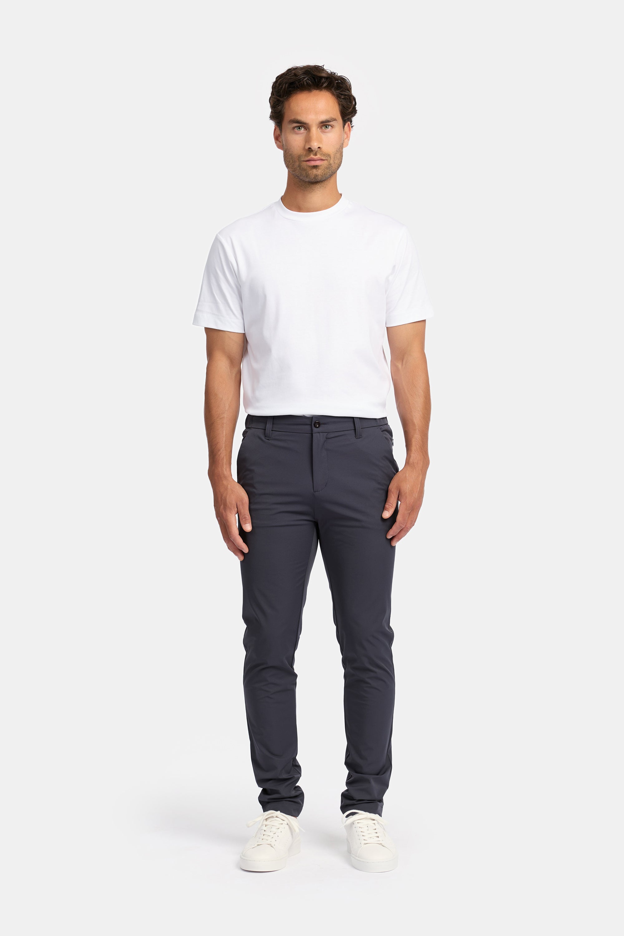 HG MERCERISED COTTON T-SHIRT - WHITE