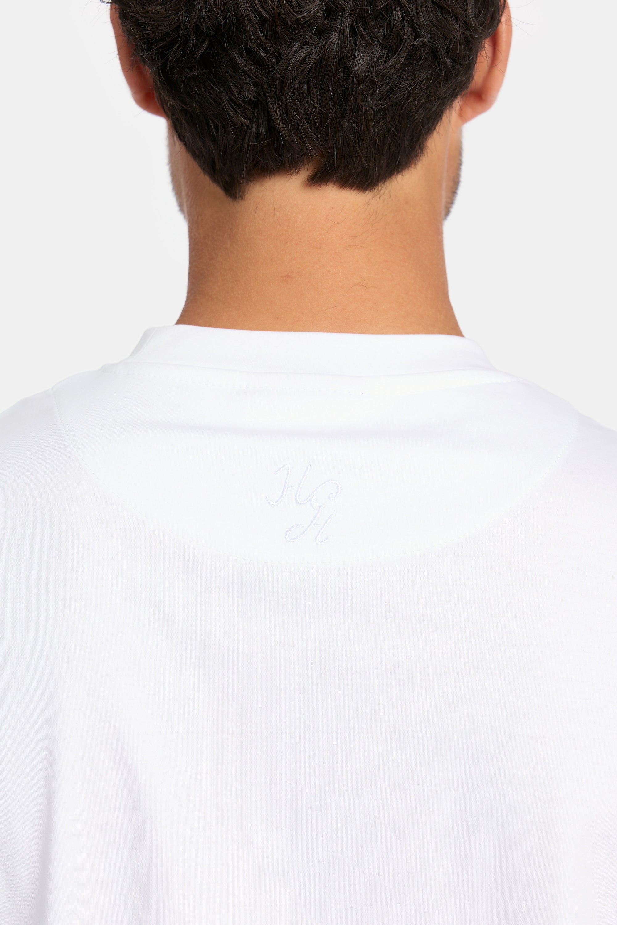 HG MERCERISED COTTON T-SHIRT - WHITE