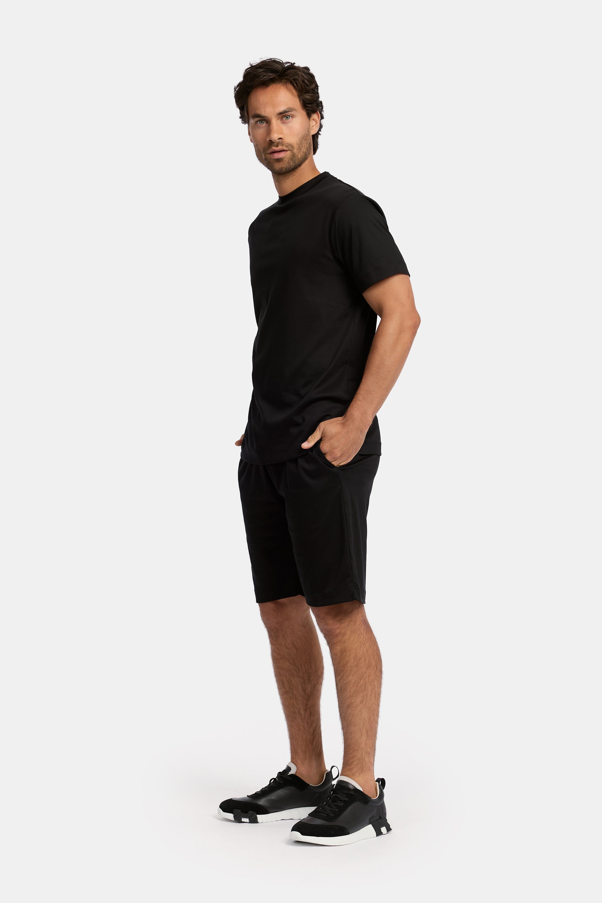 HG MERCERISED COTTON FULLSET - BLACK