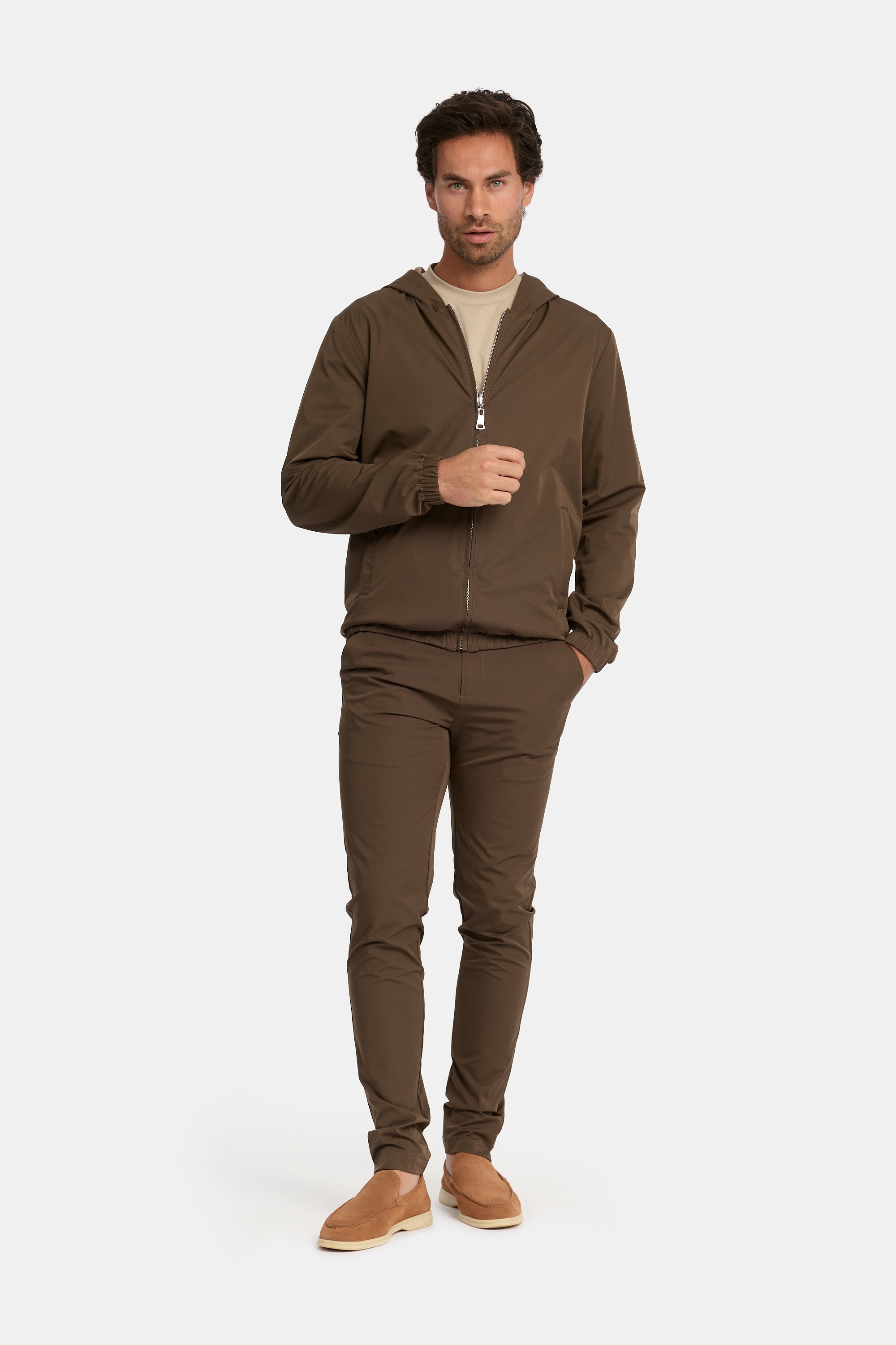THE CLASSCOM HOODED FULL SET - BROWN