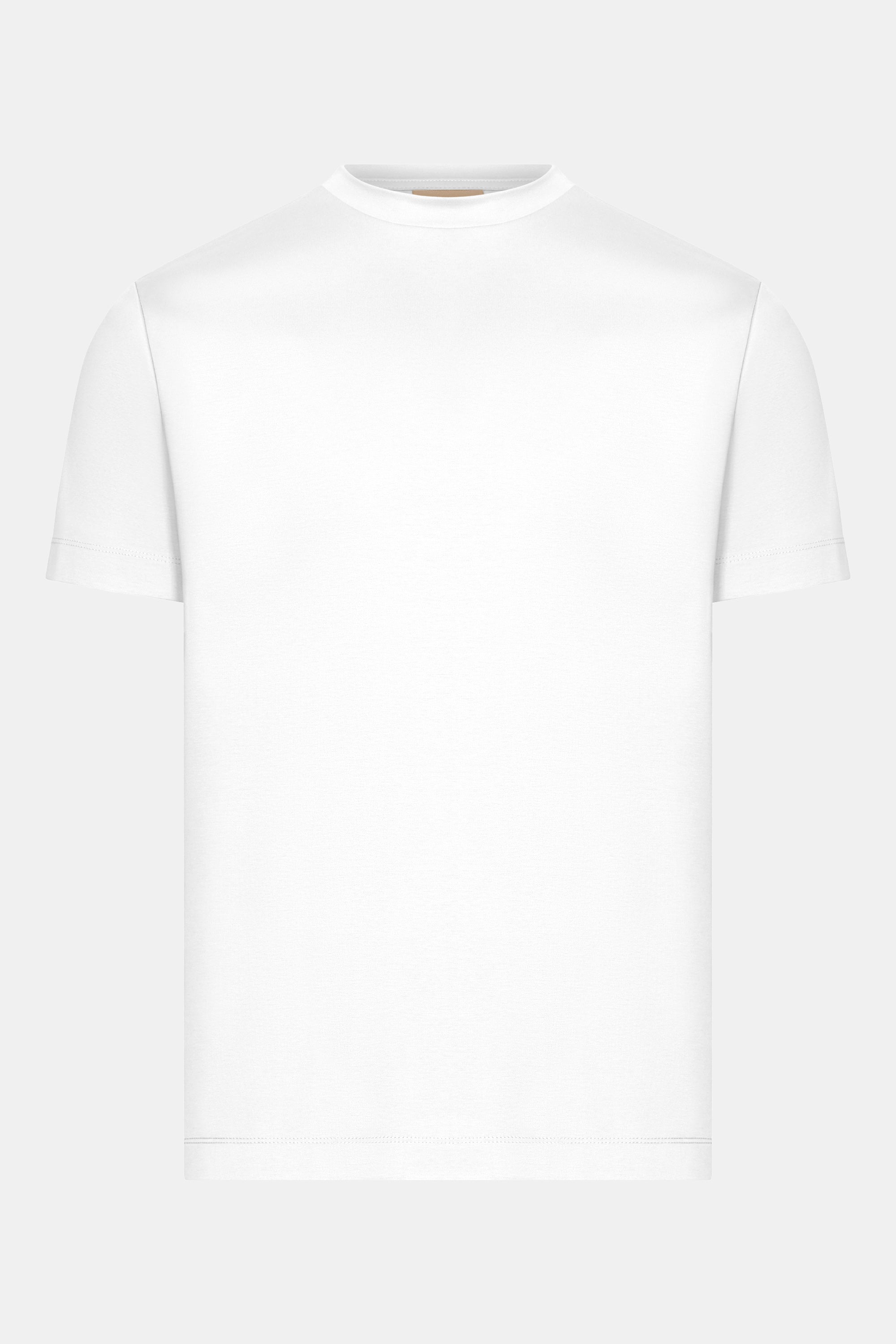 HG MERCERISED COTTON T-SHIRT WHITE